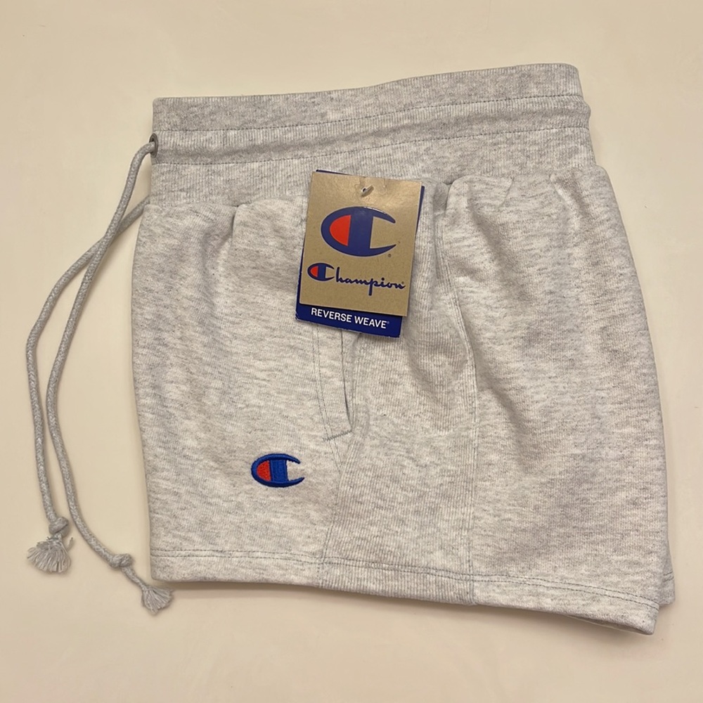 Champion Women’s Fleece Set Shorts Crop Hoodie - Picture 5 of 15